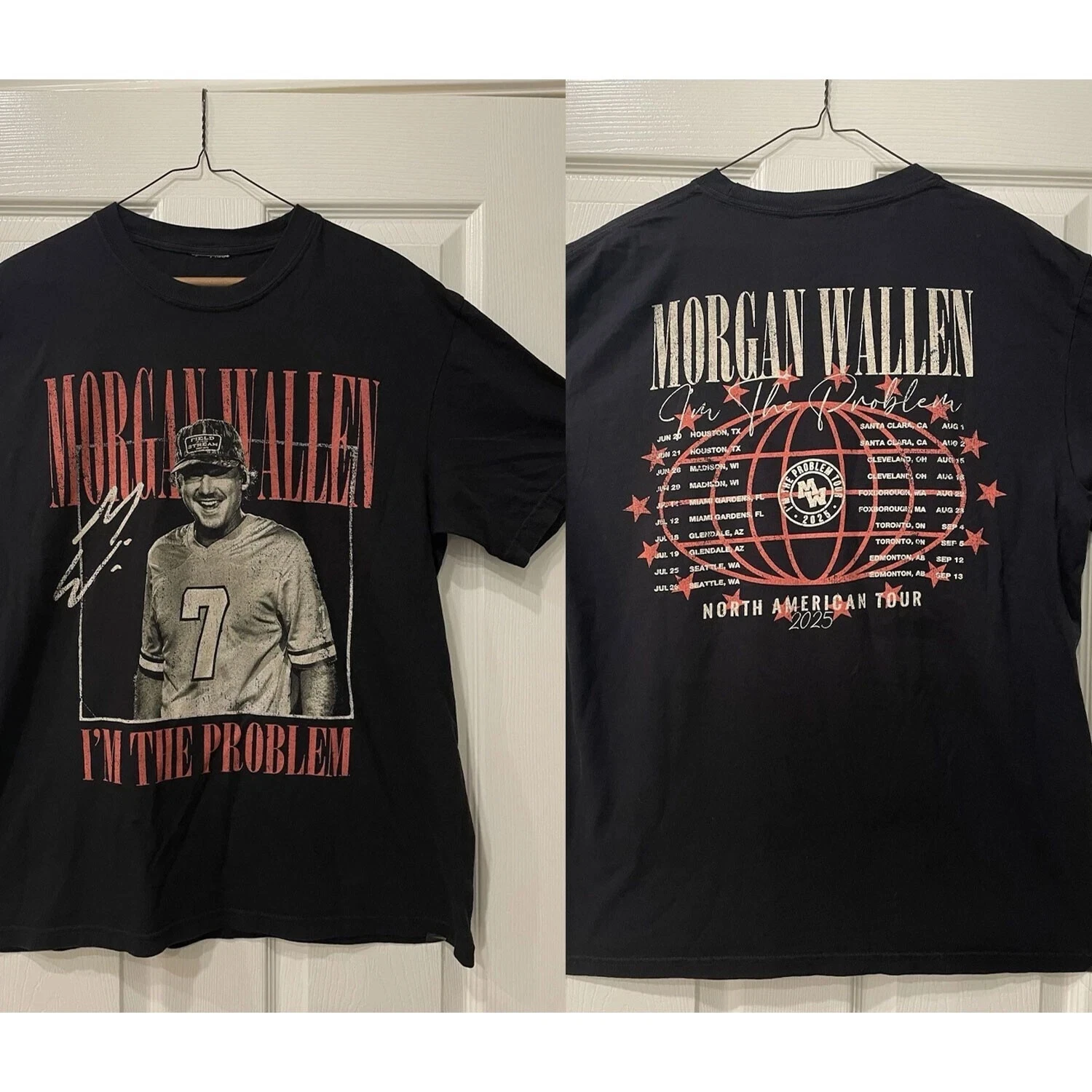 Morgan Wallen I’m The Problem 2025 Tour Merch Shirt Size S-3XL ...