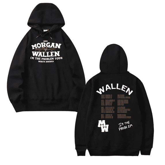 Morgan Wallen I'm The Problem North America Tour 2025 Hoodie Reprint