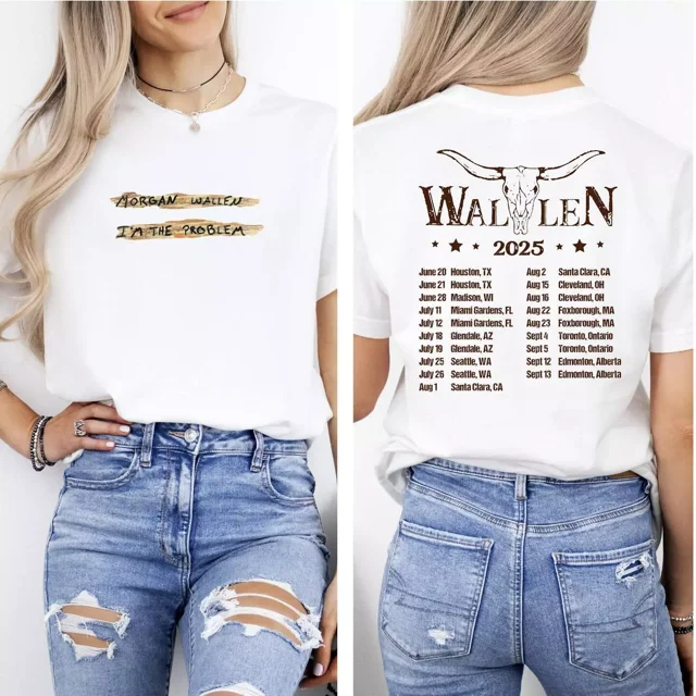 Morgan Wallen Im The Problem Tour 2025 Shirt, Unisex All Size - Walmart.com