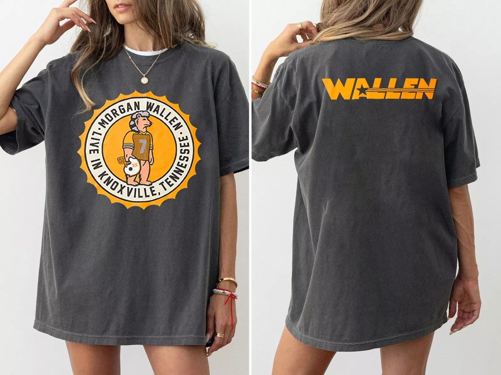 Wallen Live In Knoxville TShirt September Tour 2024 Cotton For