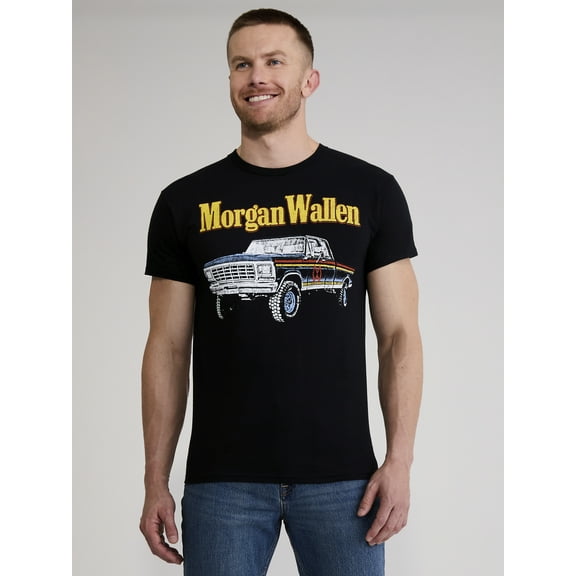 Morgan Wallen Men's & Big Men's Cotton Graphic Tee, Sizes S-3XL