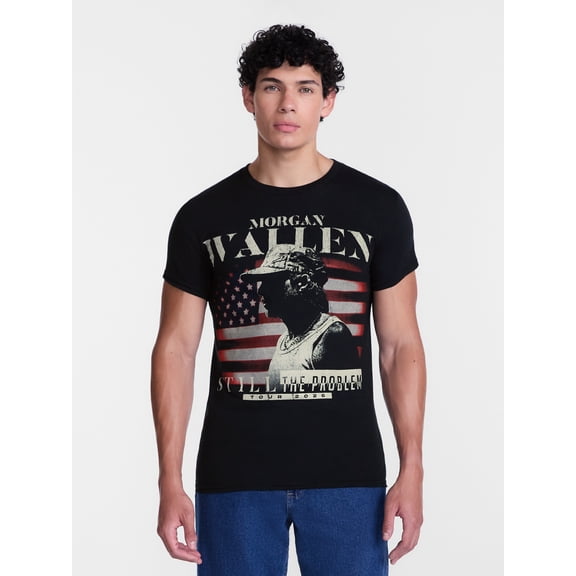 Morgan Wallen Men's and Big Men's Graphic Tee with Short Sleeves, Sizes S-3XL