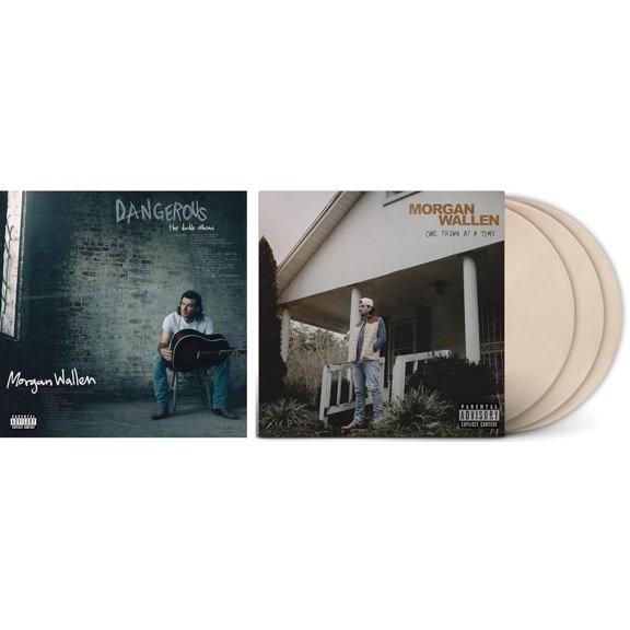 Morgan Wallen Morgan Wallen 2 Vinyl Record Album Collection - Dangerous: The Double Album / One Thing at a Time - Color Vinyl Records & LPs