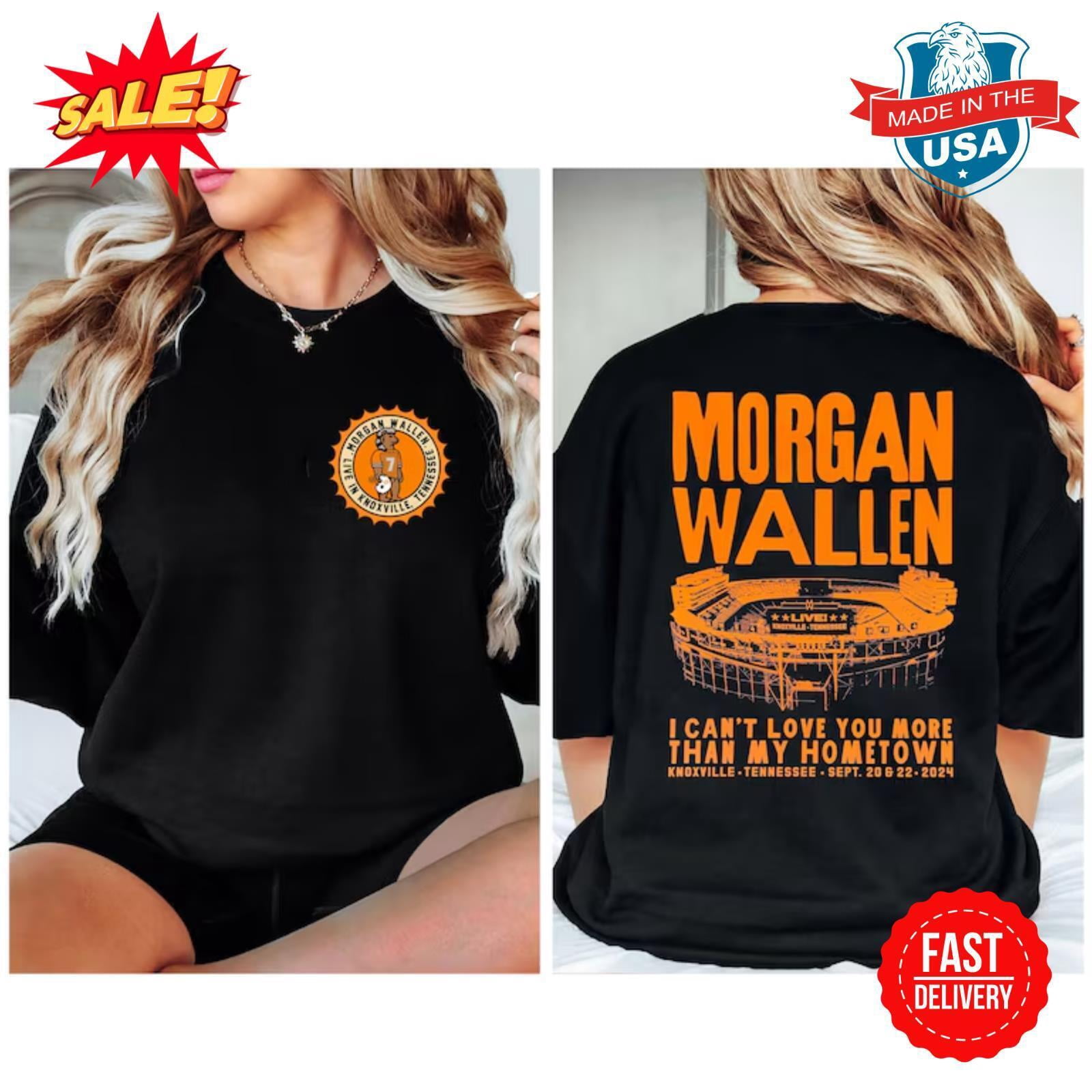Wallen Neyland Shirt Knoxville Tennessee Sept 2024 T shirt