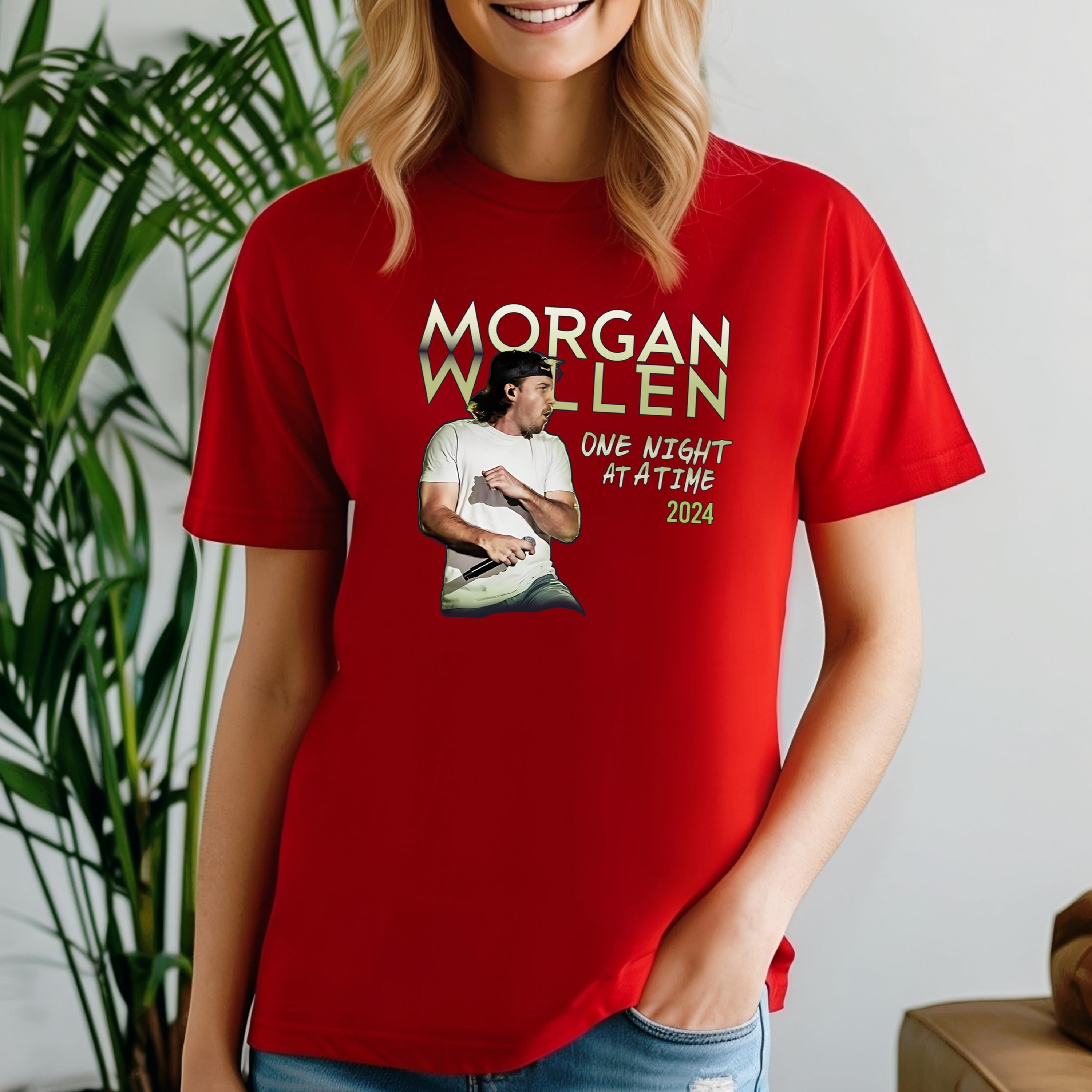 Wallen One Night At A Time Tour 2024, SpireTL Unisex Up To Sizes