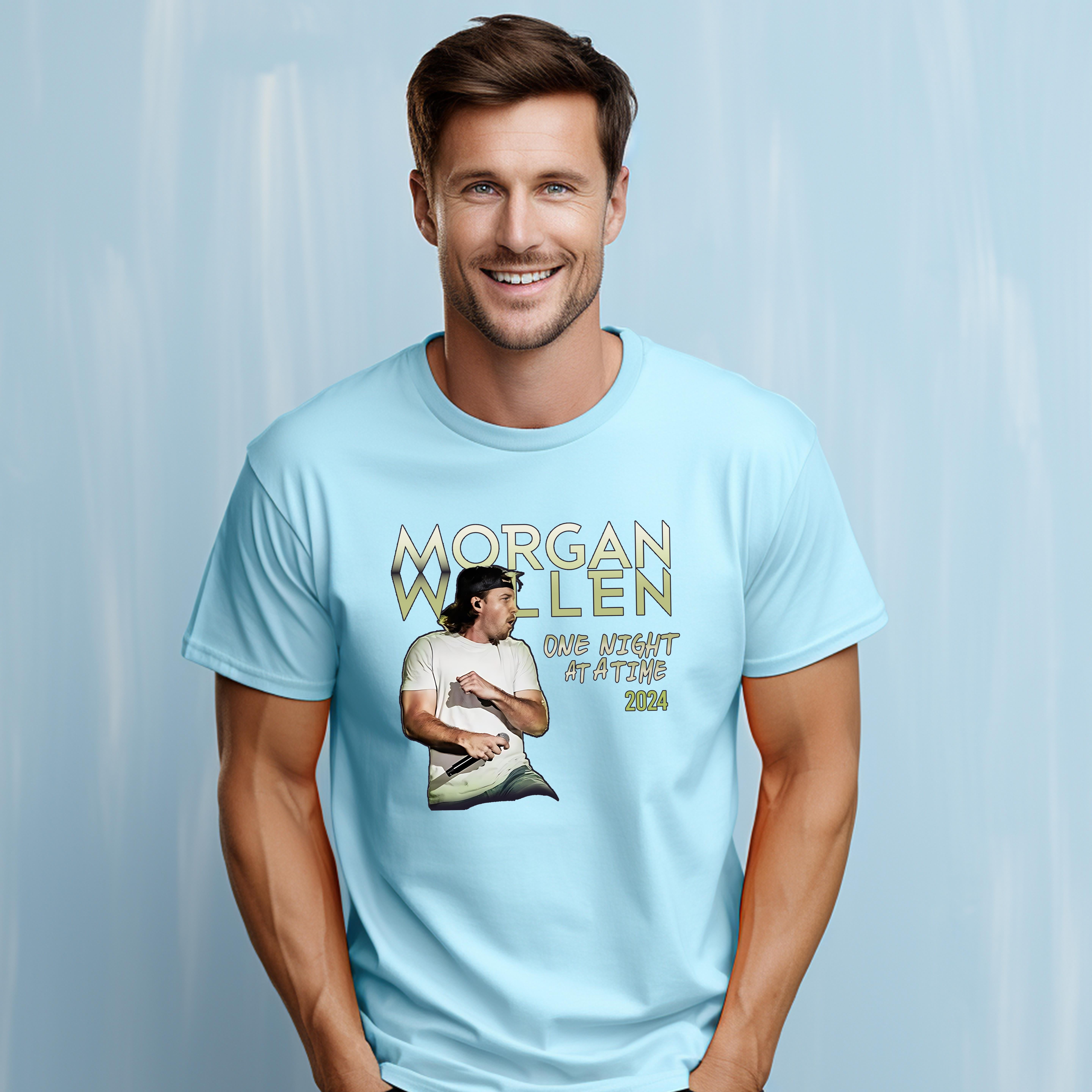 Wallen One Night At A Time Tour 2024, SpireTL Unisex Up To Sizes