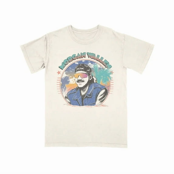 Morgan Wallen Shades T-Shirt - Morgan Wallen T-Shirt ,Sand Color,Size 2XL