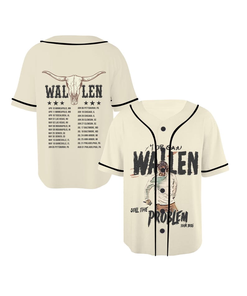 Morgan Wallen Still The Problem Tour 2026 Baseball Jersey Western Morgan Wallen Still The Problem Tour 2026 Baseball Jersey Western Cowboy F409fbd3 B4c6 4259 A5dd 