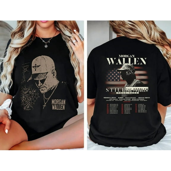 Morgan Wallen Still The Problem Tour 2026 Shirt, Country Music Shirt Fan Gift,Black Color,Size 2XL