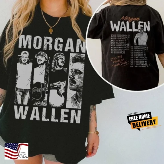 Morgan Wallen Still the Problem Tour 2026- Country Music Graphic T-shirt