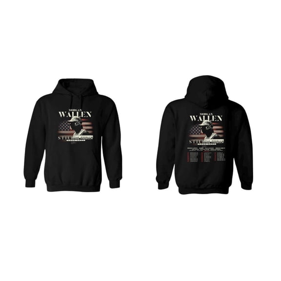 Morgan Wallen Still the problem tour 2026 hoodie Gift for Fans,Black Color,Size L