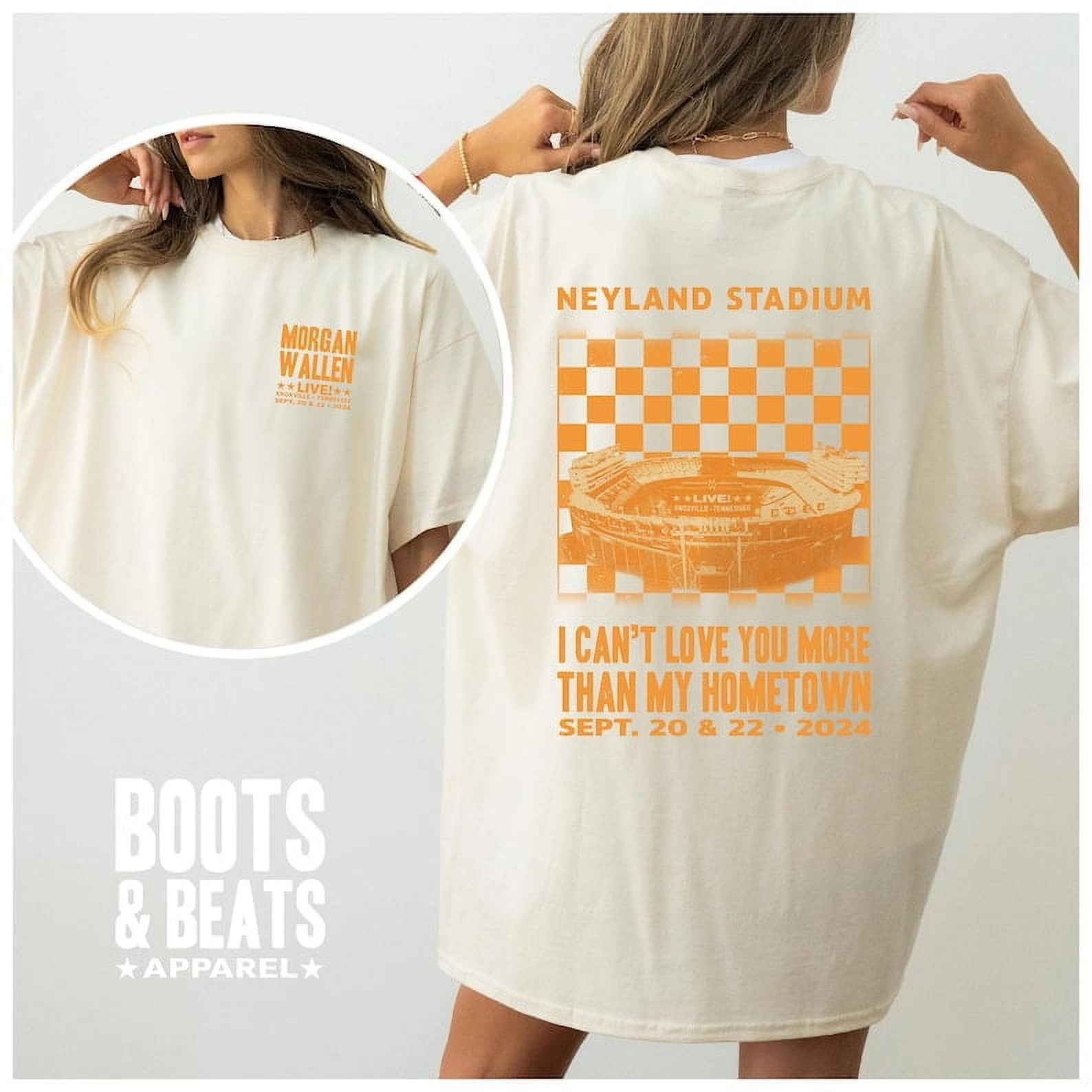 Morgan Wallen Tennessee Neyland Stadium Concert Tee - Walmart.com