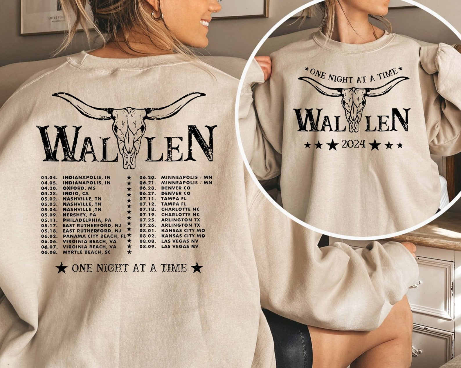 Wallen Tour 2024, Wallen One Night At A Time Tour
