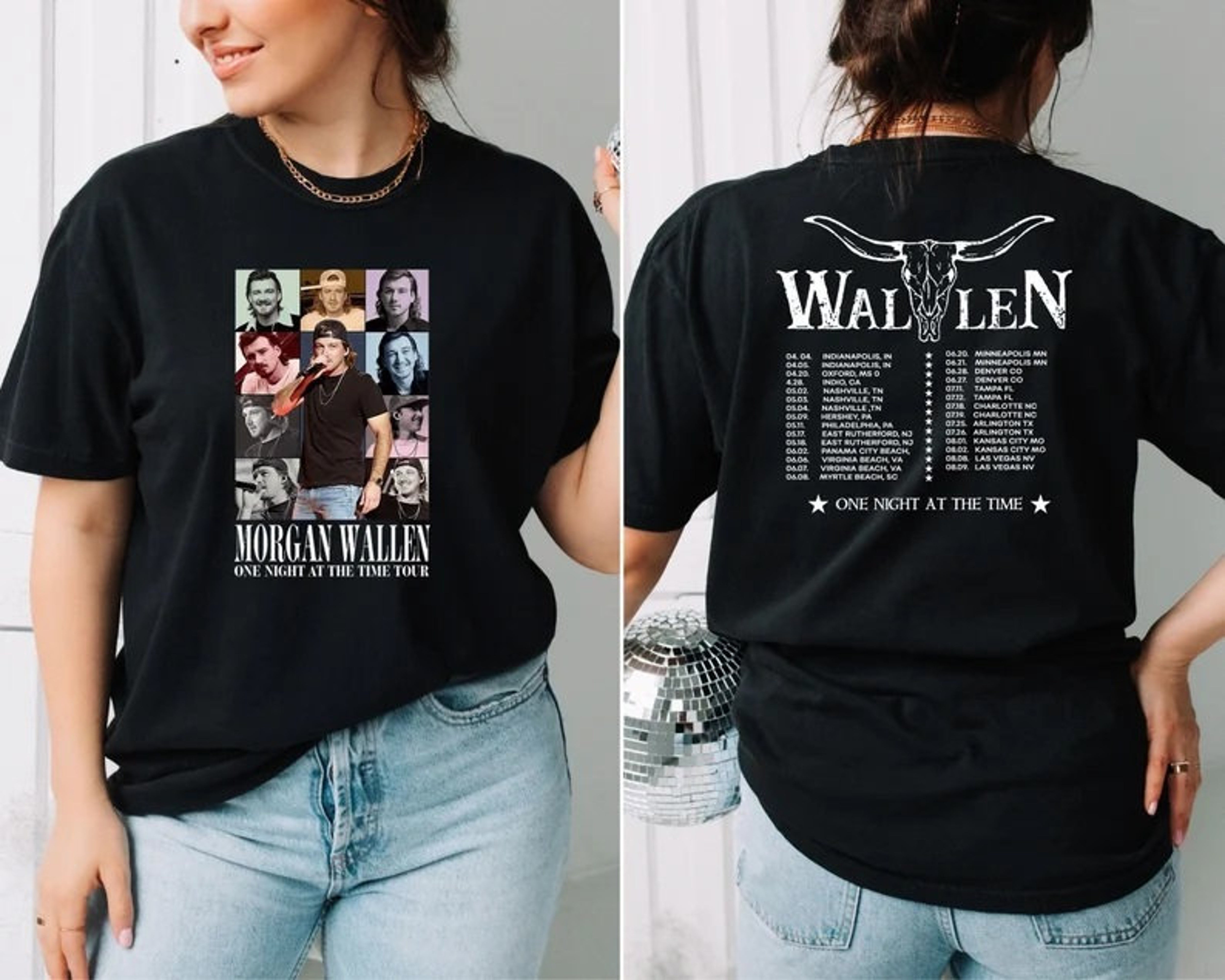 Wallen Tour 2024 Shirt, Wallen One Night At A Time Tour