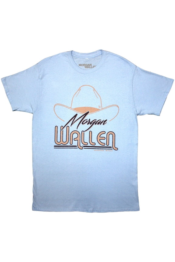 Morgan Wallen Unisex T-Shirt: Stetson Hat (Medium)