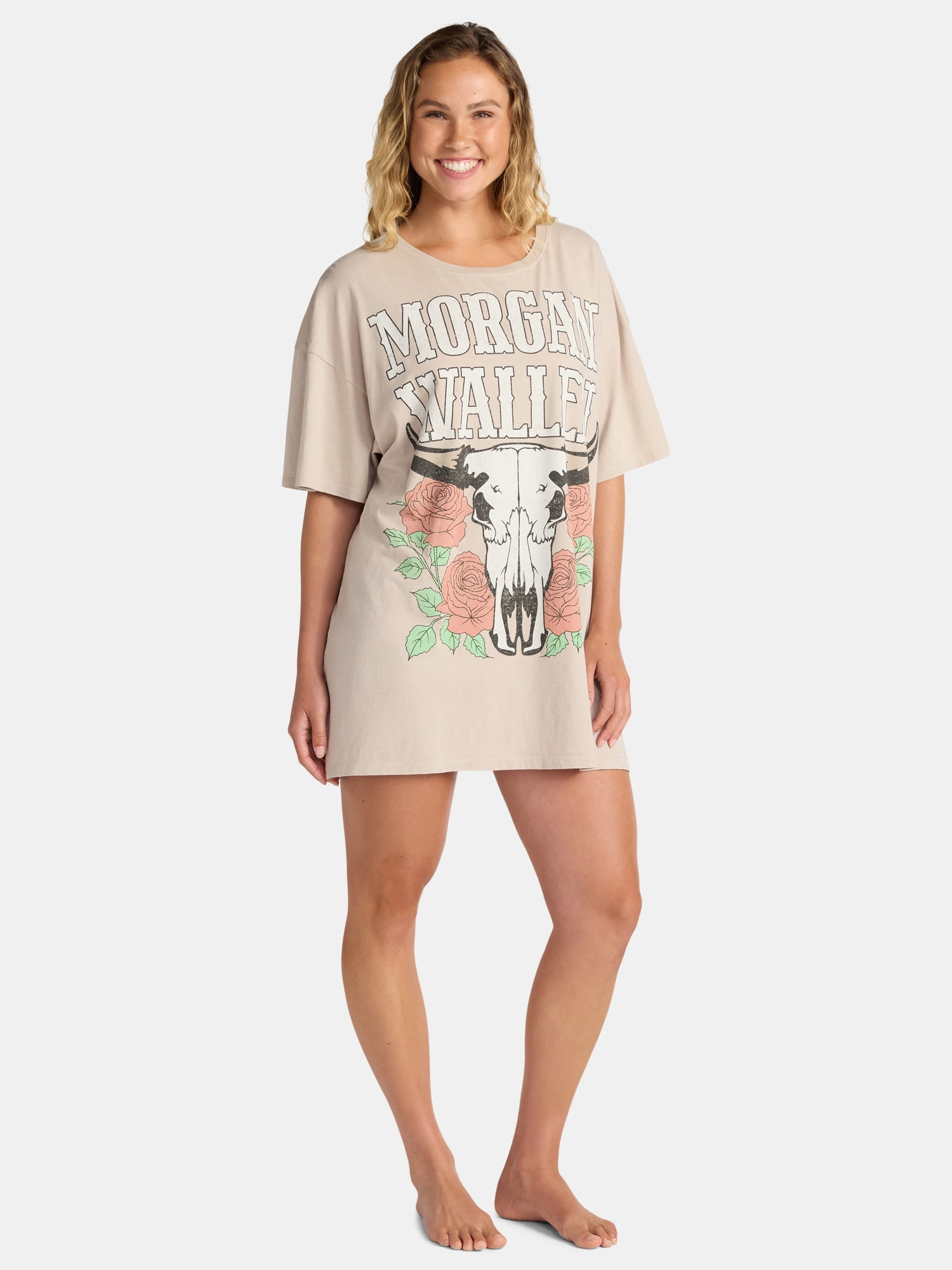 Morgan Wallen Women's Oversized Sleep Shirt, Sizes XS-XXXL
