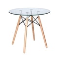 thumbnail image 1 of Morgan's Eiffel Glass Top Dining Table - 36", 1 of 1