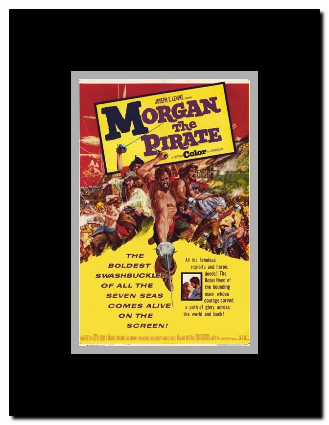 Morgan the Pirate Framed Movie Poster