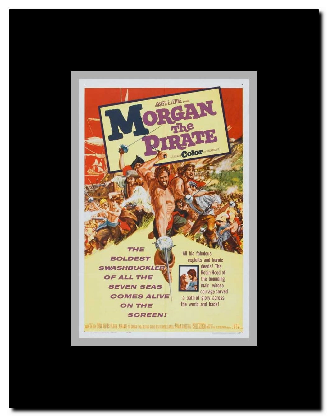 Morgan the Pirate Framed Movie Poster