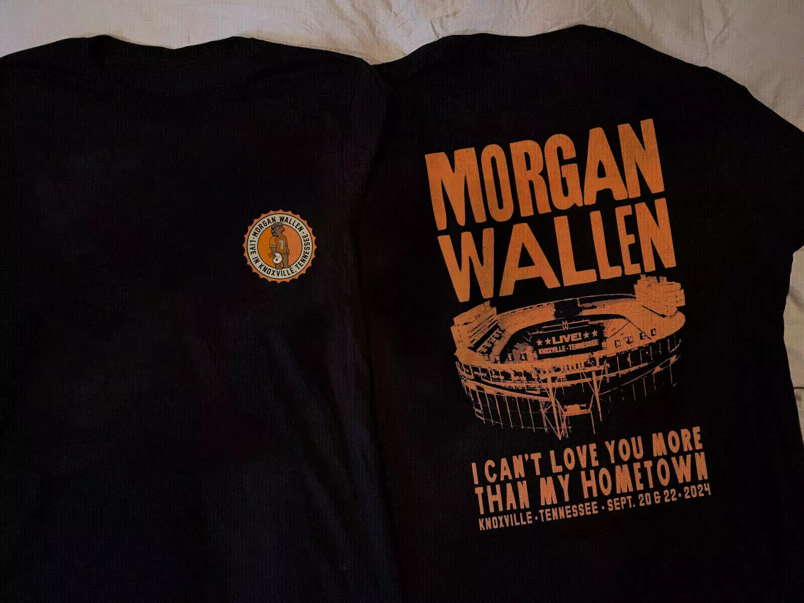 wallen neyland stadium tour SEP 2024 knoxville TN tshirt