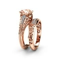 thumbnail image 1 of Morganite Bridal Ring Set, 1 of 4