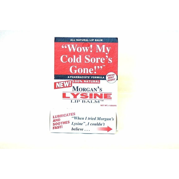 Morgans Lysine Lip Balm Medicated, 0.14 oz.