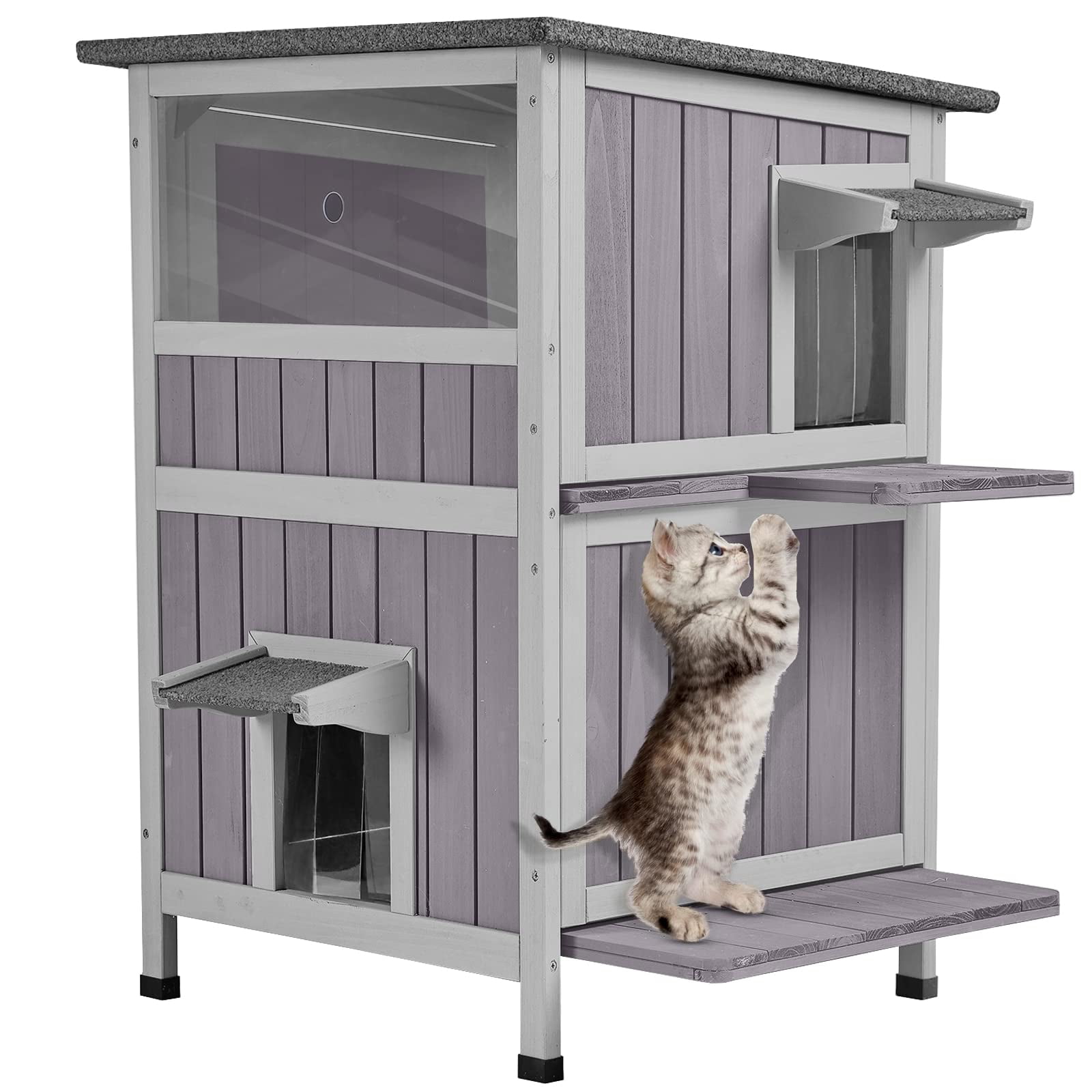 Pre-Fabricated, Outdoor Cat Shelters: Tree House Has Them!