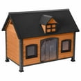 thumbnail image 1 of Aivituvin Dog House Anti-Chewing Design Dog Kennel with Metal Frame Weatherproof for Outdoor, 1 of 7
