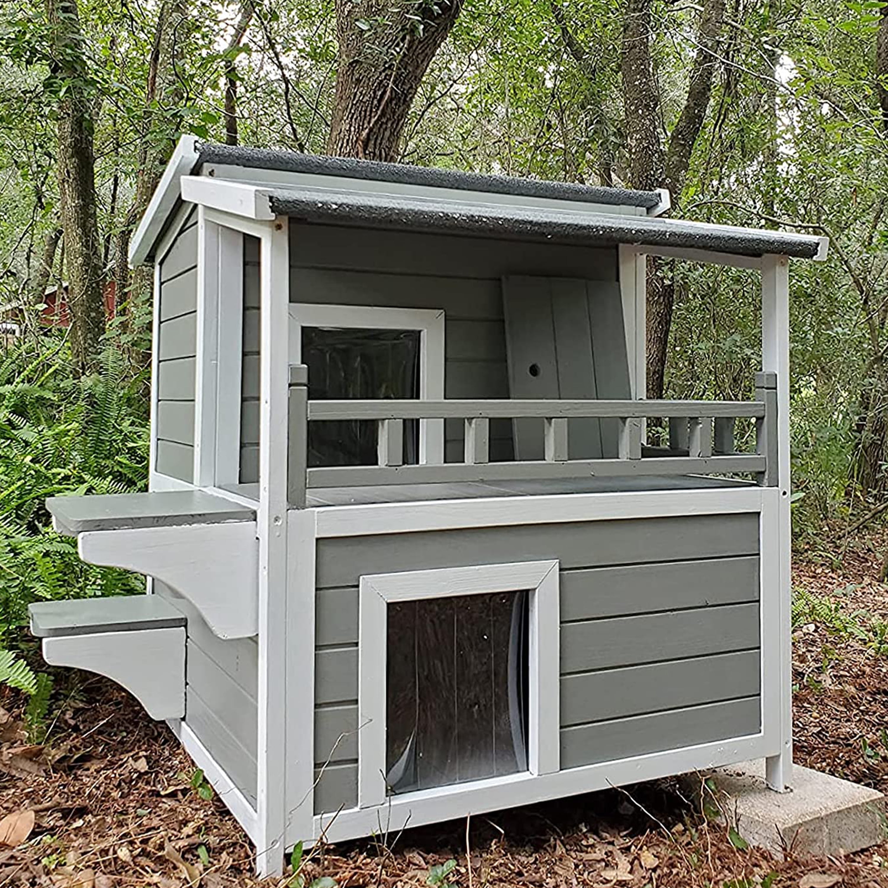 Outdoor cat house weatherproof 2025
