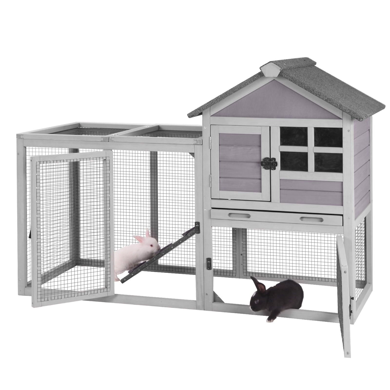 Outdoor Wood Rabbit Hutch Chicken Coop with No Leak Botswana Ubuy