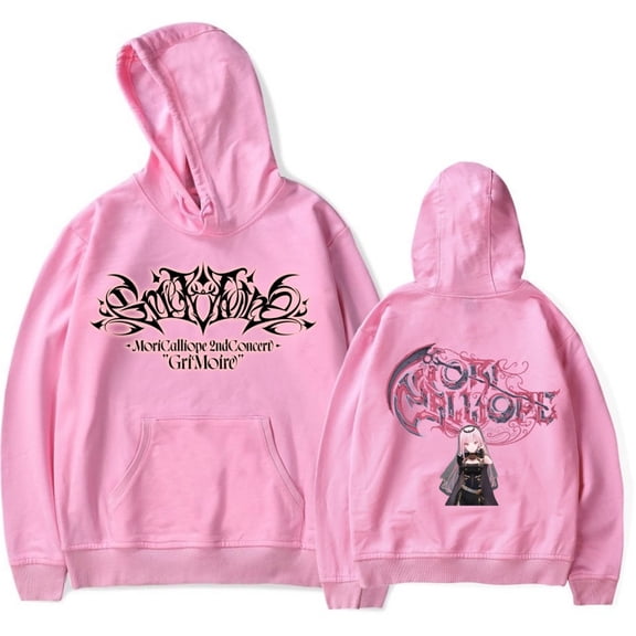 Mori Calliope Hoodie Merch 2025 New Sportswear Hip Hop Neutral Harajuku Hoodie Casual Pullover Top