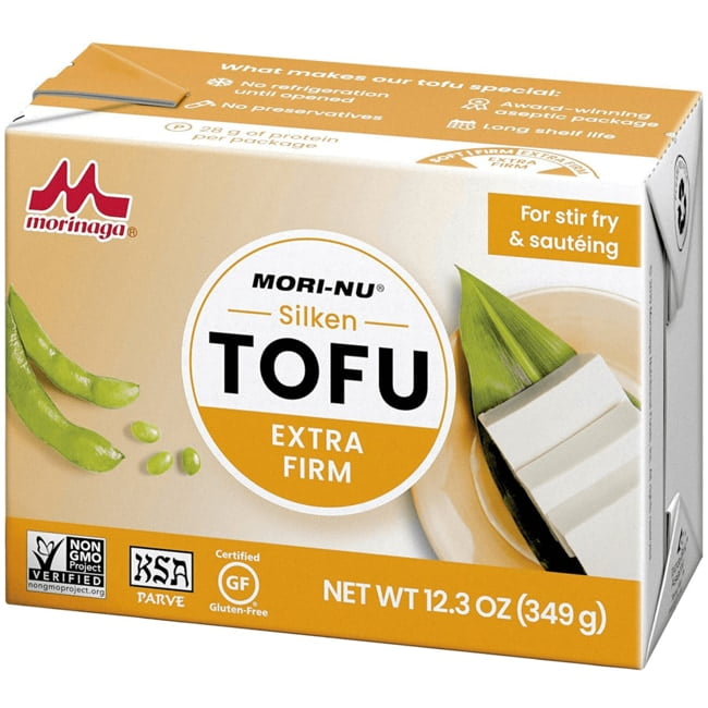 MoriNu Silken ExtraFirm Non GMO, Gluten Free Shelf Stable Tofu, 12.3