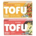 thumbnail image 1 of Mori-Nu Silken Tofu Variety Pack, Extra Firm & Soft, Shelf-Stable Plant Protein, Non-GMO, Vegan & Gluten-Free, 10.9 oz & 10.8 oz (2-Pack), 1 of 10