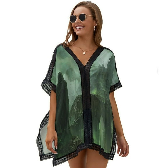 Moria Khazad-Dum Printed Women's Swimsuit Cover Up Summer Swimsuit Dress