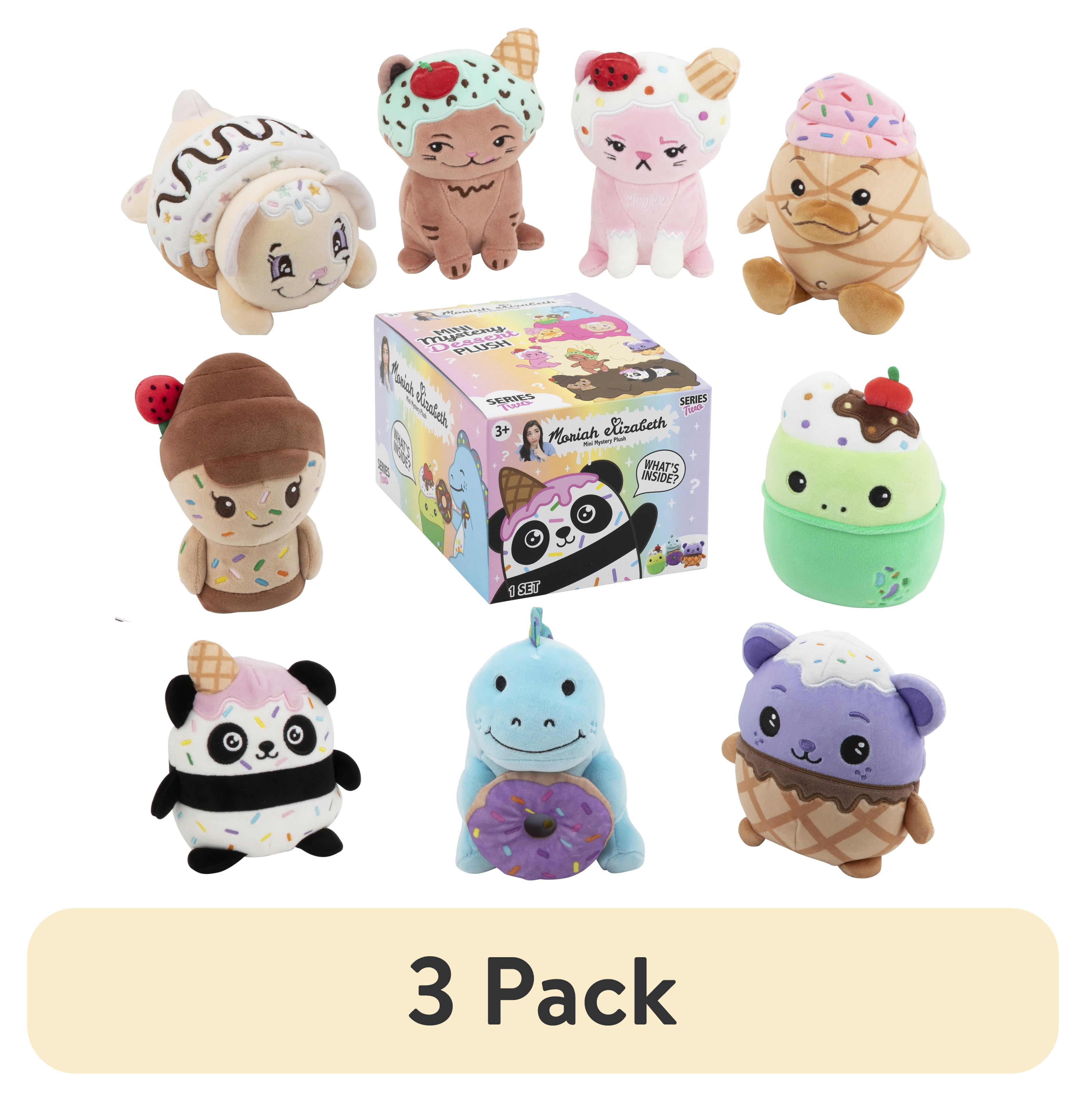 (3 pack) Moriah Elizabeth 6 inch Mini Mystery Dessert Plush Series 2