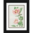 thumbnail image 1 of Morikaga, Megata 17x24 Black Ornate Wood Framed with Double Matting Museum Art Print Titled - Tsubaki camelia, 1 of 4