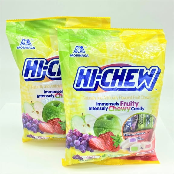 Morinaga Hi-Chew Fruity Chewy Candy - Original Mix 3.53 oz (Pack of 2)