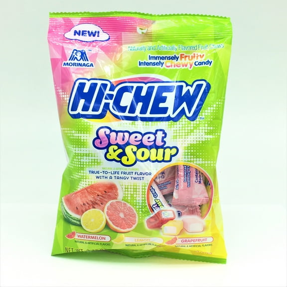 Morinaga Hi-Chew Fruity Chewy Candy - Sweet & Sour Mix 3.17 oz