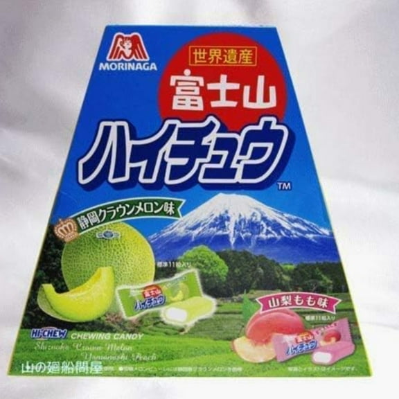 Morinaga Hi-Chew Fuji Edition  Yamanashi Peach  Shizuoka Melon, 94g Made in JAPAN - Tokyo Sakura Mall