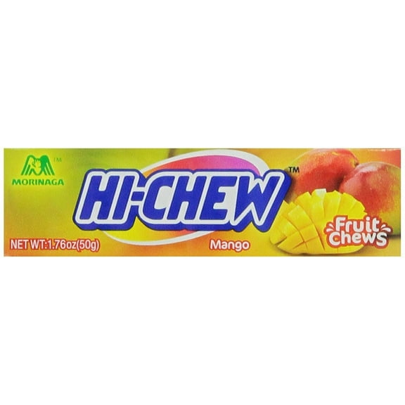 Morinaga Hi-Chew Mango Fruit Chews, 1.76-Ounce Packages Pack of 20