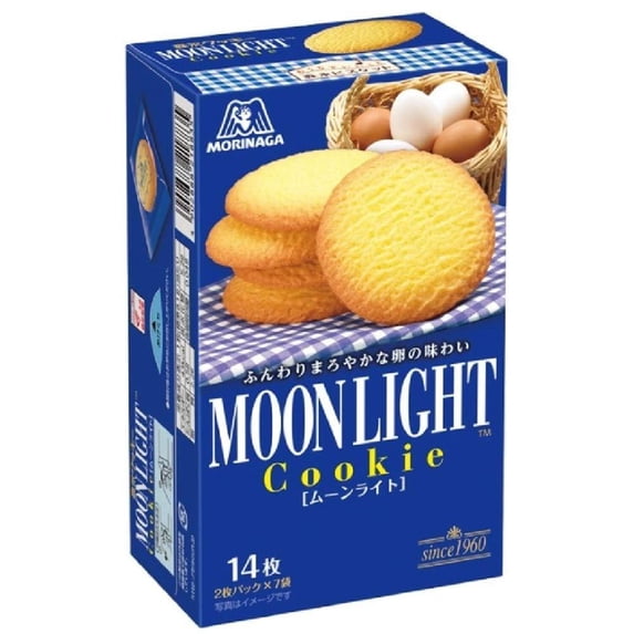 Morinaga Japan Moonlight Cookies 7 boxes (98 cookies) Imported