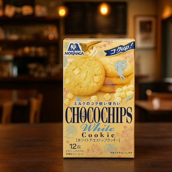 Morinaga White Choco Chip Cookies 12pcs Made in JAPAN - Tokyo Sakura Mall