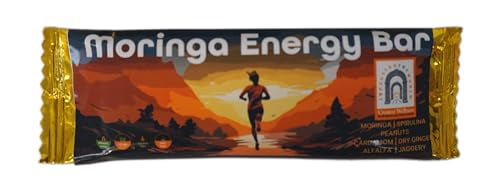 Moringa Energy Bars, Pack of 10, High Protein Snacks