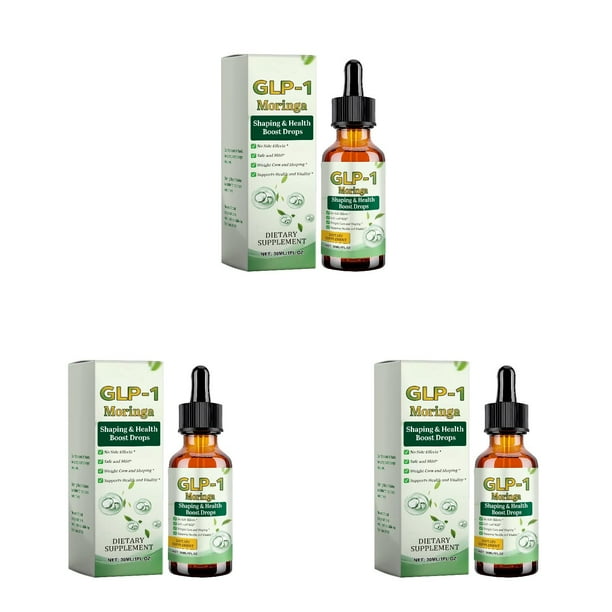 mayo clinic glp 1 drops Moringa GLP-1 Drops Organic Advanced Formula for Gut Support & Energy Boost  30ml 1 Fl Oz 3 PCS
