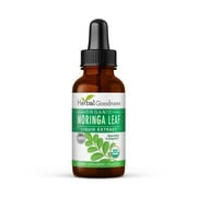Moringa Leaf Extract Liquid Drop - Organic Moringa Leaves, Powder, Digestive System Supplement, Gut Health - 1oz - Herbal Goodness