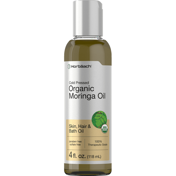 Moringa Oil 4 oz | Max Hydration For Hair, Skin and Face | by Horbaach