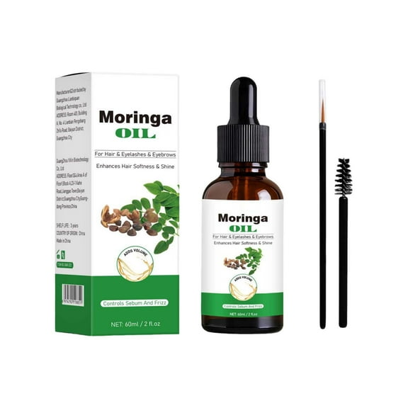 Moringa Oil,Essentialed Oil For Hair Care, Premium Moringa Seed extraction for Radiant Skin, Nourishing & Hydrating Face, Hair, Nails, and Body