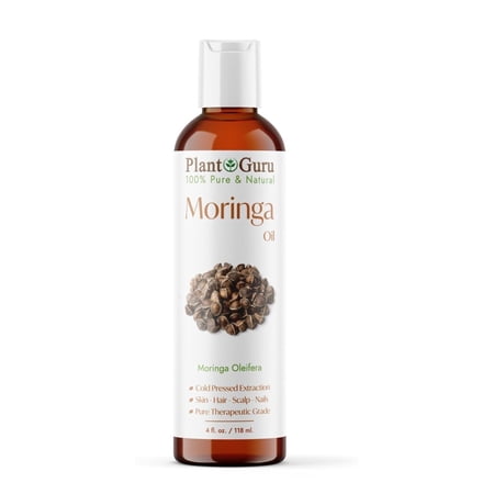Moringa Oleifera Oil 4 oz. Cold Pressed Seed 100% Pure Natural Refined