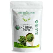 Moringa Powder (Moringa Leaf Powder) | Nature's Miracle Superfood Supplement | 100% Organic Certified, Raw, Vegan, Gluten-free & Non-GMO | 1lb