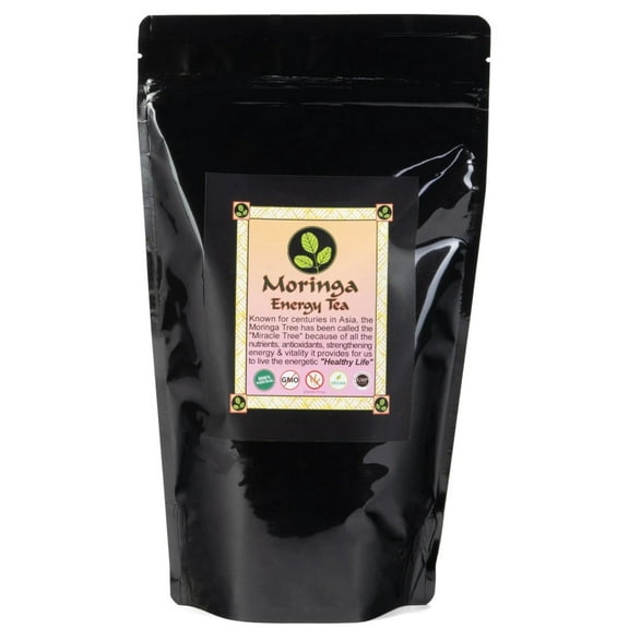 Moringa Tea Loose Leaf, 93 Superfood Nutrients, Herbal Loose Tea by Moringa Energy Life, 8 oz